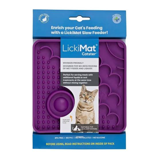 LickiMat Catster Cat Slow Feeder & Enrichment Mat