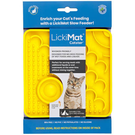 LickiMat Catster Cat Slow Feeder & Enrichment Mat