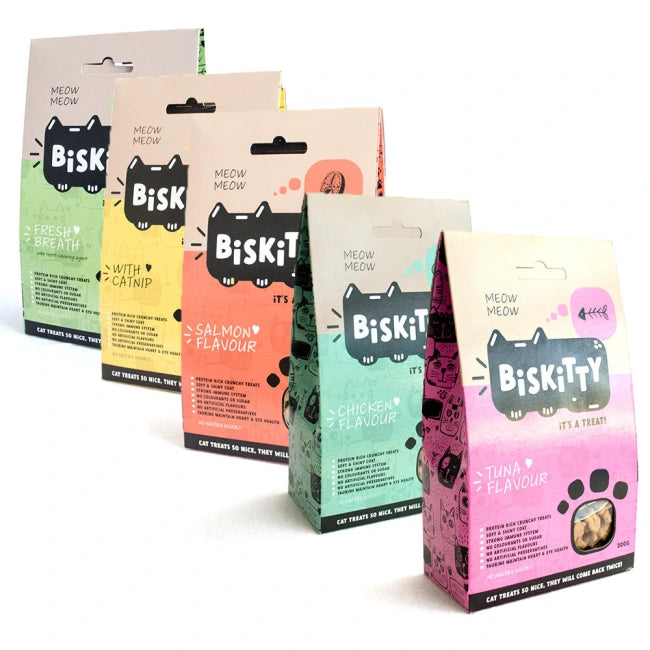 Biskitty Cat Treats 200g - all flavours