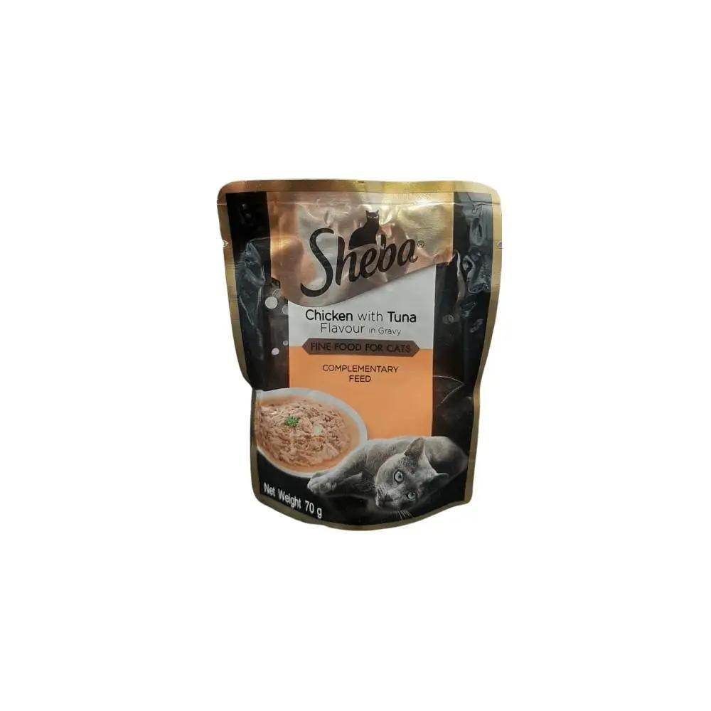 Sheba Wet Cat Treat - Chicken & Tuna in Gravy