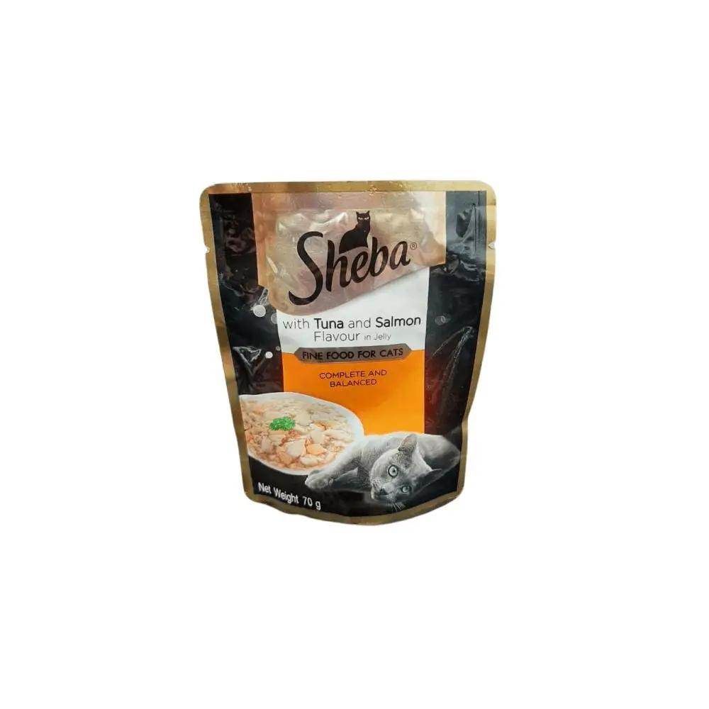 Sheba Wet Cat Treat - Tuna & Salmon in Jelly