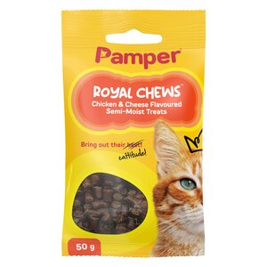 Pamper Royal Semi-Moist Chews Chicken & Cheese 50g