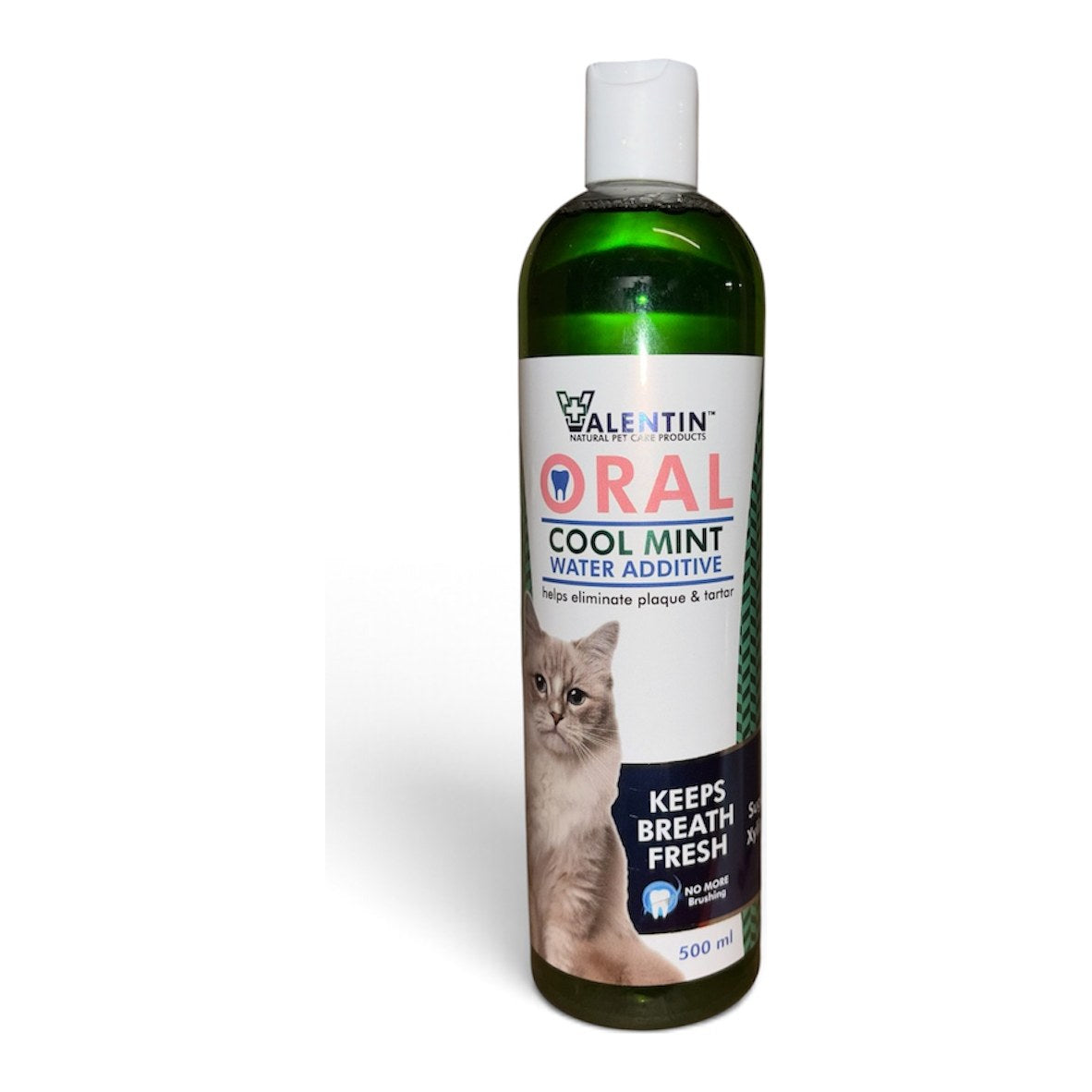 Valentin Oral Cool Mint Water Additive for Cats 500ml